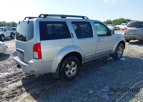 2006 Nissan Pathfinder S z USA, uszkodzony, nr VIN 5N1AR18U66C634696